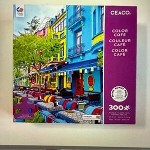 NEW Ceaco Color Cafe 300 Piece Puzzle